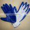 13 gauge nylon knitted nitrile coated red gloves/safety working nitrile gloves