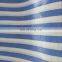 Hot sell blue white stripe PE waterproof Tarpaulin