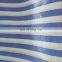 large stripe woven fabric PE tarpaulin for sun shelter