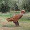 Animal Statue Corten Steel Abstract Eagle Sculpture
