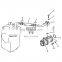 Good Quality Pilot Double Pump 705-51-20090 Hydraulic Main Pump WA470-1 Loader Hydraulic Gear Pump