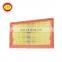 Most cars Intake replacement pleated accessories auto air filter replacement 0030946804