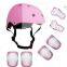 Helmet Kids Knee Pads Youth Bike Skates Elbow Wrist Pads for Extreme Sports Activities