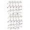 10PCS Festoon T10 BA9S White LED 48SMD Panel Interior Dome License Lamp Light Bulb