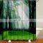 i@home modern green color unique forest shower curtain polyester waterproof bathroom