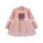 Autumn new crown girl's dress princess skirt gauze dress baby girls daily wear