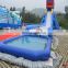 Outdoor PVC Inflatable Dragon water slide with pool for kids and adult on sale