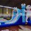 Commercial Cheap Inflatable White Bear Bouncer, Inflatable Jumping Bouncy Castle With Slide on Hot Sale