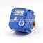 Manual Switch CWX-25S 1/2" 3/4" Brass Mini Motor Electric Water Flow Control Ball Valve 12v