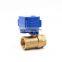 Manufactory direct cwx-15n/q dn20 12v electric actuator mini two way brass motorized automatic water shut off valve