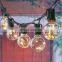 10M 25Bulbs G40 Globe Bulb Led String Light Copper Wire LED String Lights For Wedding Christmas Decoration Party Street Strings