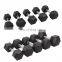 Good Price Gym accessories Rubber Hex Dumbbell Set BWD001