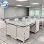 Lab Furniture Full steel H  Frame Workbench With  Wheels  Cabinet