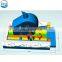 China factory 8x4.5m whale kids inflatable castle/bounce bouncer for children