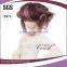 latest design short dark brown curly BJD doll wigs