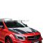 Body kit for Mercedes Benz cla class CLA200 W117 wide flare side skirts carbon fiber front lip rear diffuser trunk spoiler hood