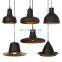 Industrial Black Pendant Lamp E27 Loft Decorative Metal Indoor Hanging Lamp For Bar Home