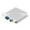 OEM Professional Cassette Type SC UPC FTTH  1x2  Fiber Optic PLC Splitter