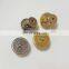 Customized Spear Logo Five Star Police Metal Brass Military Screw School Uniform Button/Botones