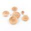 Factory fashion wholesale 4 holes natural crafts wooden button round for clothes/garment/shirt