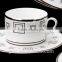 Bone china 15pcs tea set with Pop Art