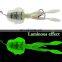 saltwater jigging lures 60g luminous UV soft plastic octopus lure squid sinking soft lure