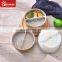 Takeout 26oz 32oz lunch food paper bowl with dish tray inside