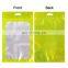 Resealable Mylar Ziplock Bags With Front Window/Smell Proof Bag Packaging Pouch Bag For Lip Gloss Eyelash Food Jewelry