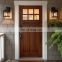 villa front entrance installing exterior wood design arched doors for home