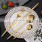 Stainless Steel 24 Piece Plated Golden Hotel Cutlery Wedding Restaurant Homefelt Flatware Sets