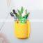 Pineapple Toothbrush Holder Strong Suction Bathroom Silica Gel Shelf Rack Wall Hanging Storage Rack