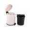 Special Lid Design Hot Selling Dustbin Basic Household Stainless Steel Pedal Bin 3L Bathroom Kitchen Office Home Trash Bin