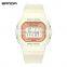 SANDA 293 Colorful Fashionable Rubber Strap Minimalist Waterproof Calendar Light Sport Women Digital Watch