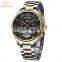 KINYUED J009 High Quality Stone Analog Automatic Mechanical Week Date Luxury Wristwatch Fashion Watches 2019 Stainless Steel