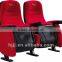 Theater seating cinema seat fabric folding chair with cup holder HJ95B-E