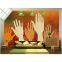 Custom Watercolor 3D Photo Wallpaper Drawn Talisman Lacota Tribe Wall Painting Living Room Sofa TV Background Mural Wall Paper Drop Ship
