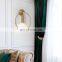 Modern Hotel Sconce Reading Surface Mounted Decor Interior LED Wall Light Black Gold Ring Round Wall Lamp