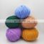 Rainbow knitting crochet yarn cake wool yarn wholesale, hand knitting garments for wholesale