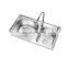Double Bowl Undermount Sinks steel Kitchen Sink Supplier