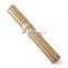 80g antique silver brass metal embossed flower pattern customized logo travel cigar tube