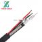 Rg59 with 2 power coaxial cable for Camera 75 Ohm RG59 siamese cable CCTV cable