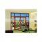 European Standard Double Panels Swing Style Aluminum Frame Tempered Glass Double  Entry Door