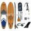 10'/10'6''/11' OEM Popular Wood Design Stand-Up Surfing Paddle Board Inflatable