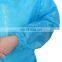 pp/pe/sms yellow/blue isolation/surgical  gown elastic/knit cuff for hospital/disposable coats