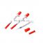 Sterile disposable 0.3ml 0.5ml 1ml color coded insulin syringe with orange red cap