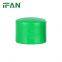 IFAN Manufacteture PPR End Cap Fitting Customized PPR Green Pipe Fittings