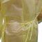 Free Sample Protection Disposable Nonwoven PP PE Yellow Isolation Gown