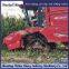 Customized anti sinking rubber triangle track chassis for corn harvesters