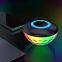 IPX7 waterproof outdoor speaker swim pool levitating rotating UFO shape speakers wireless blue tooth floating speaker