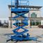 1.35~9m, 0.3 ton hydraulic foot pump scissor lift table /mechanical scissor lift table /rotating scissor lift table